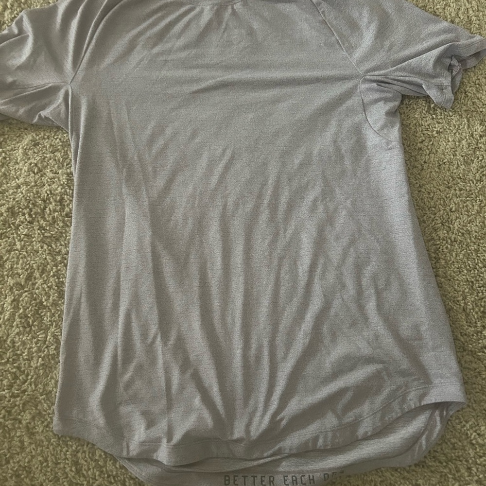 lululemon athletica Silver Short Sleeve Tee